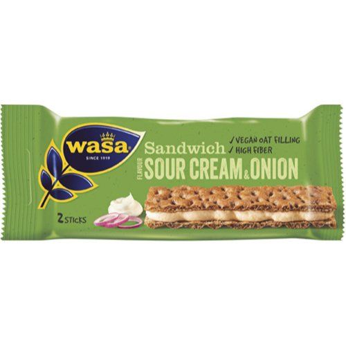 WASA SANDWICH Premium Finnish Filled Crispbreads SELECTION 2-25x  (Vegetarian)