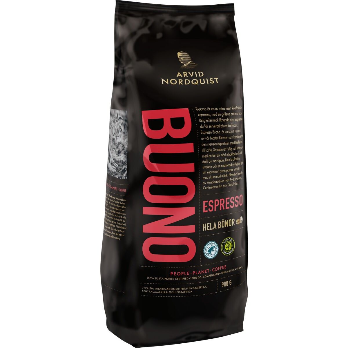 Espresso Buono Whole Beans - 900 G - Ditt svenska skaff