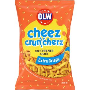 OLW Ostbågar Cheez Cruncherz - 225 gram