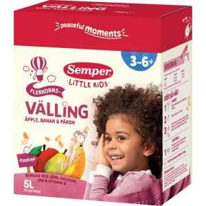 Semper Fullkornsvälling Flerkorn & Frukt 3år 5l - 700g