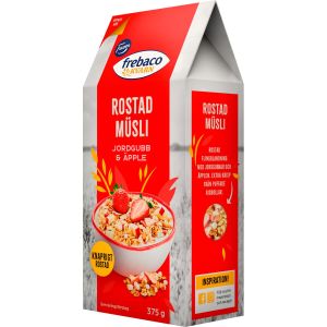 Frebaco Kvarn Müsli Jordgubb & Äpple - 375 g