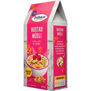Frebaco Kvarn Müsli Hallon Frön - 375 g