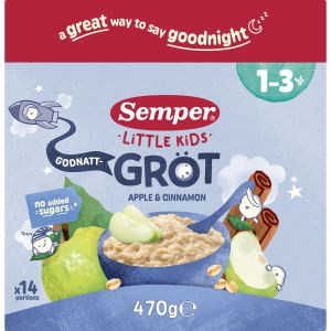 Semper Godnattgröt Äpple & Kanel 1-3 år - 470 gram