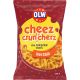 OLW Ostbågar Flamin Hot Cheez Cruncherz - 225 gram