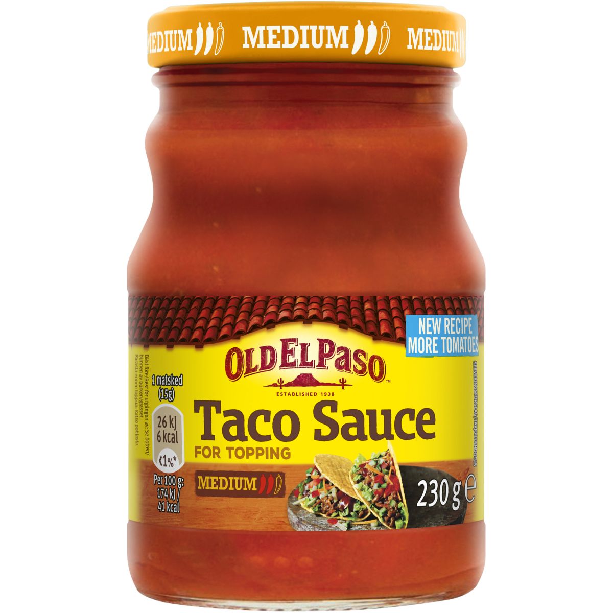 Medium Taco Sauce - 230g - Ditt svenska skafferi