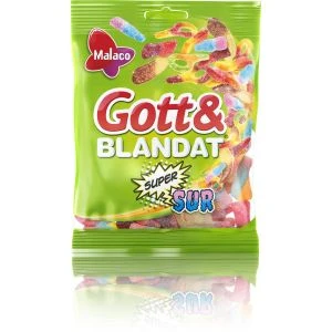 Malaco Gott&Blandat Supersur - 170 g