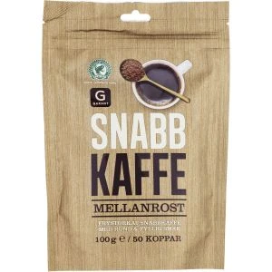 GARANT SNABBKAFFE MELLAN REF - 100G/PKT