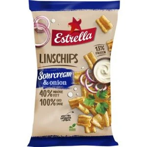 Estrella Linschips Sourcream & Onion - 110 g