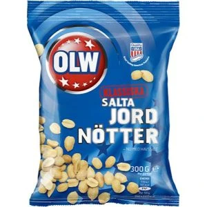 OLW Salta Jordnötter - 300 g