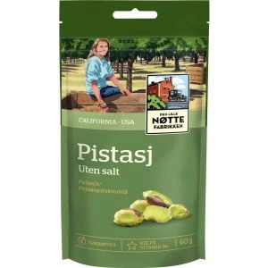 Den Lille Nöttefabrikken Pistaschkärnor - 60 g