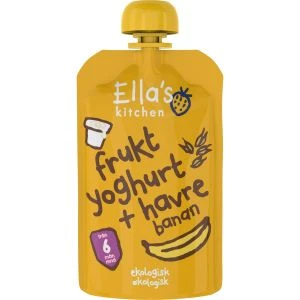 Ella's Kitchen Frukt Yoghurt + Havre Banan - 100 g