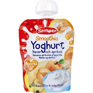 Semper Yoghurt Banan Aprikos - 90g