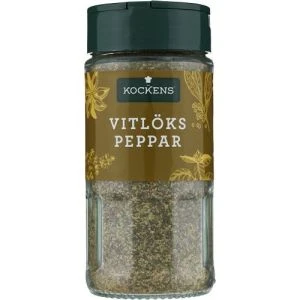 KOCKENS Vitlökspeppar ekonomiglas - 150g