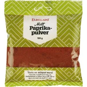 ELDORADO MILD PAPRIKAPULVER - 100G PÅS