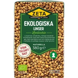 Zeta Linser Ekologiska - 380g