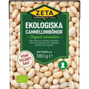 Zeta Cannellinibönor Ekologiska - 380 g