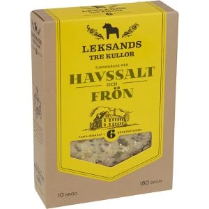 Leksands Knäckebröd Havssalt & Frö - 180 gr