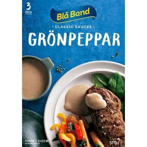 Blå Band Grönpepparsås - 3x2,5dl