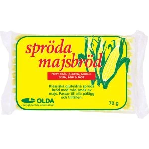 OLDA SPRÖDA MAJSBRÖD - 70g