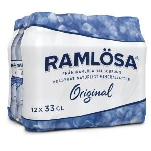 Ramlösa Kolsyrat naturligt mineralvatten - 12x33cl