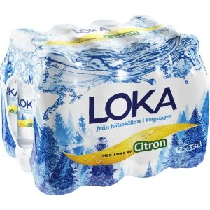 Loka Kolsyrat vatten citron - 12x33