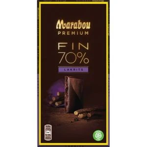 Marabou Premium Fin Lakrits 70% Kakao - 100 g