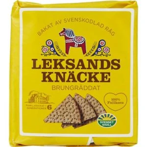 Leksands Knäckebröd Trekant Brungr. - 200g