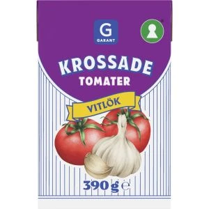 Garant Krossade tomater vitlök - 390gr