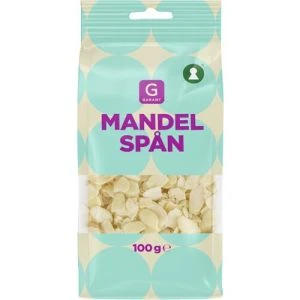 Garant Mandelspån - 100gr