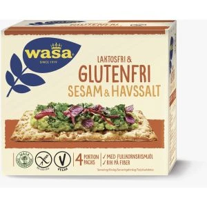 Wasa Knäckebröd Sesam Havssalt Glutenfri - 240g