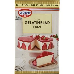 Dr. Oetker Gelatinblad - 12 st