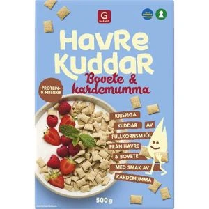 Garant Havrekuddar bovete/kardemumma - 500gr