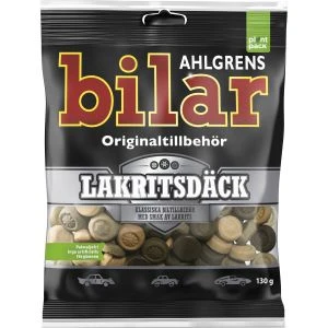 Ahlgrens Bilar Lakritsdäck - 130g