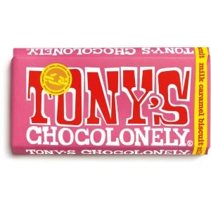Tony's Chocolonely Mjölk Choklad Caramel Biscuit - 180g