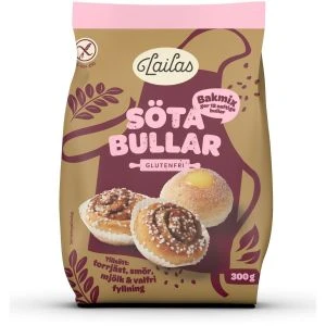 LAILAS Bakmix Söta Bullar Glutenfri - 300g