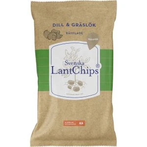 Sv. LantChips Dill & Gräslök Räfflade - 200g