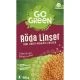 GoGreen Röda Linser - 400g