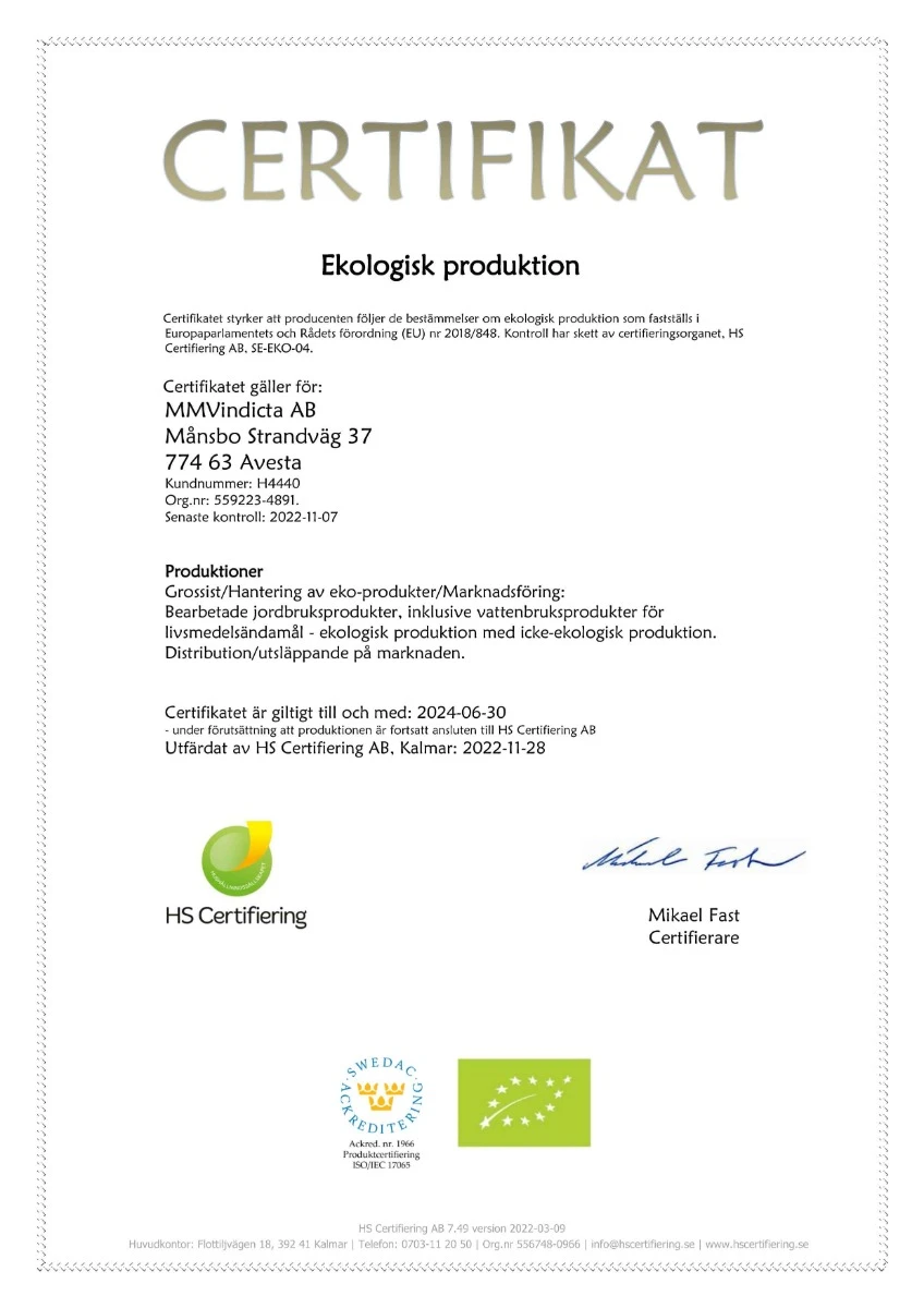 Ecological Certification